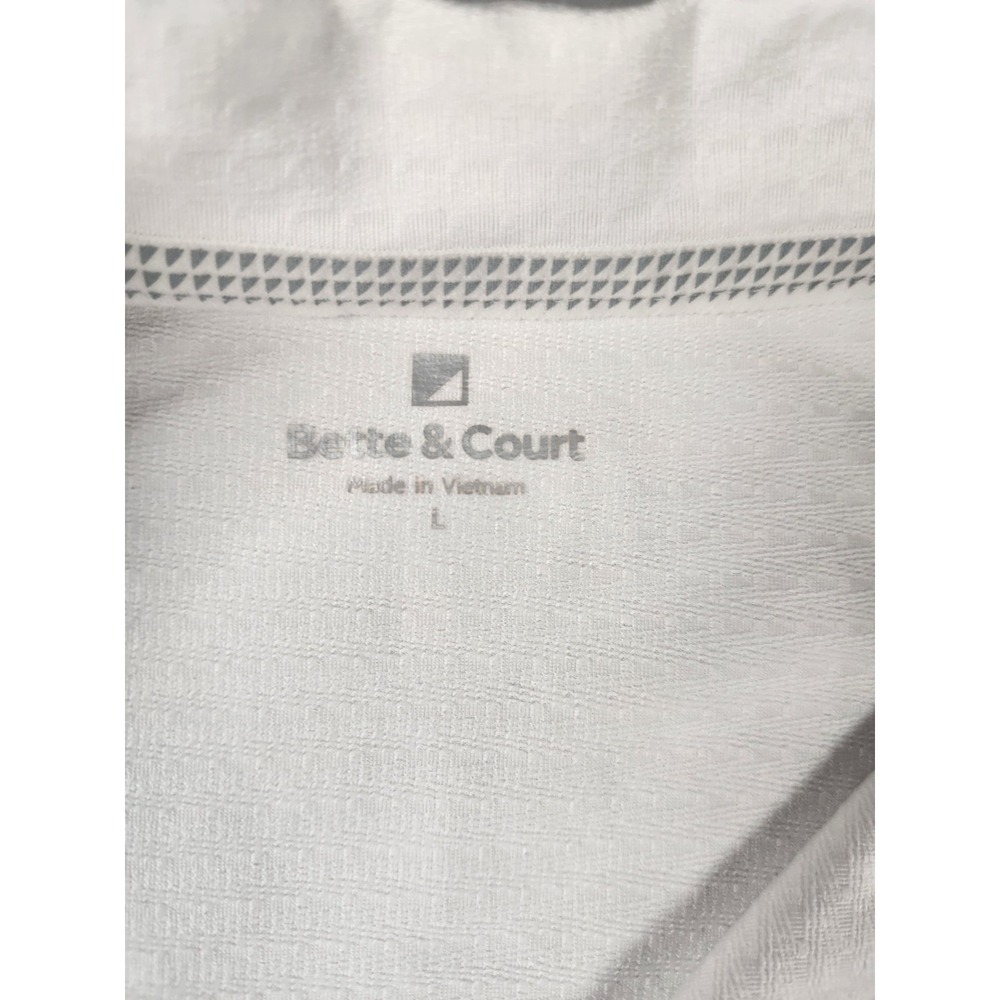 Bette and Court Ladies Golf Shirt Sleeveless Polo Blue, pink, white color block.